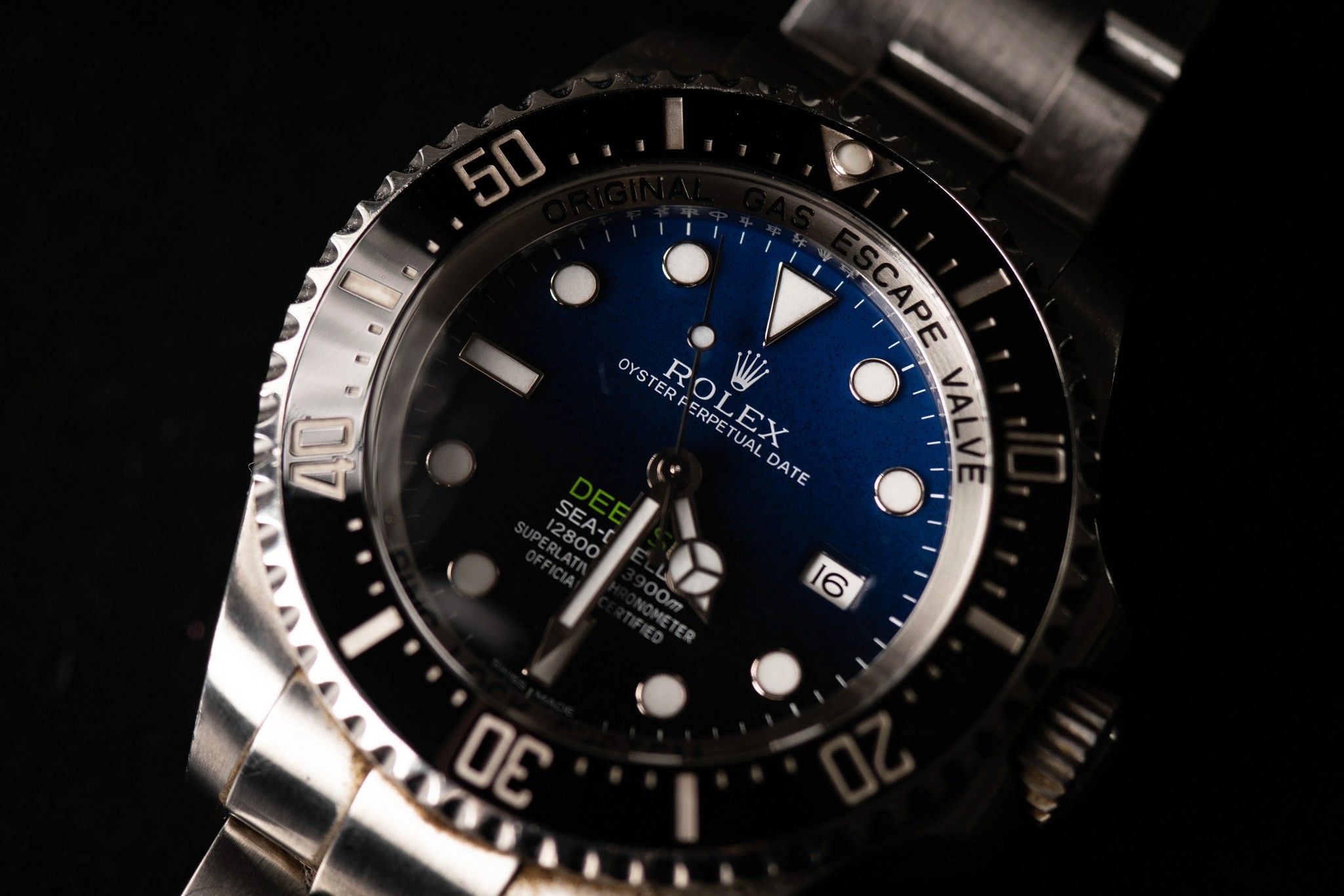 Rolex Deepsea with a gradient blue dial